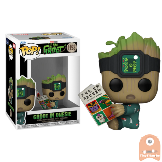 POP! Groot PJ w/ Book 1193 I am Groot Marvel