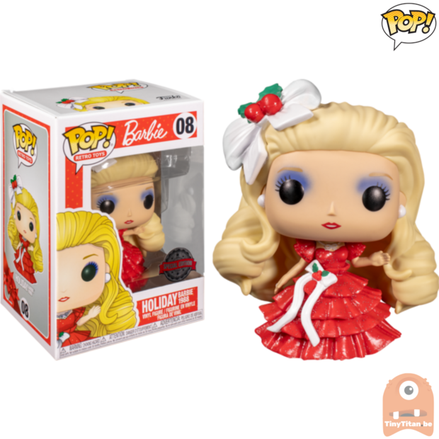 POP!Retro Toys Holiday Barbie 1988 08 Barbie Exclusive