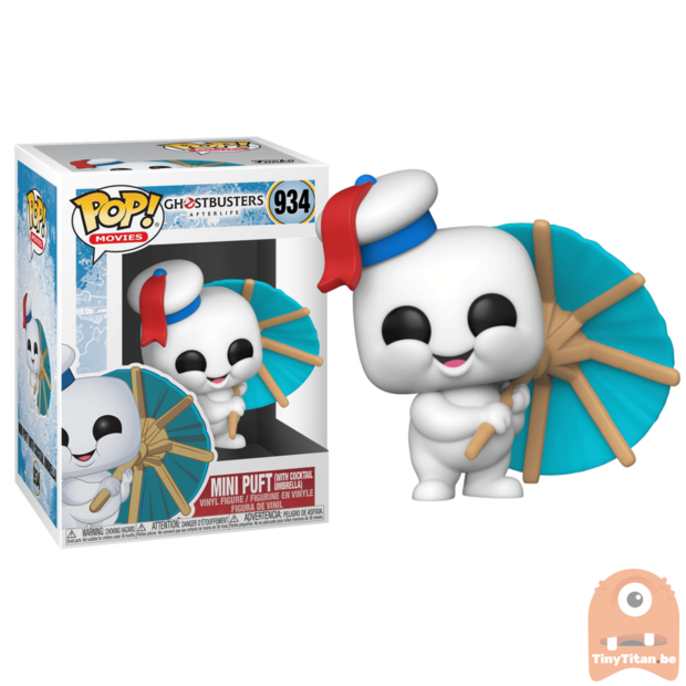 POP! Movies Mini Puft With Cocktail Umbrella 934 GhostBusters Afterlife