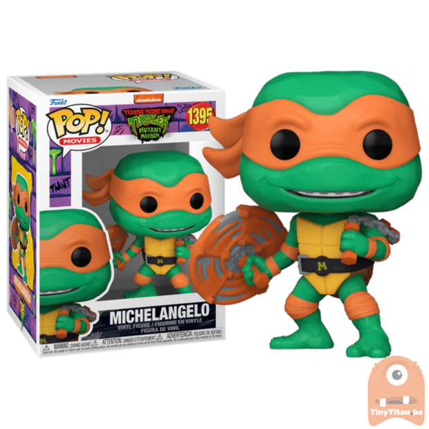 POP! Movies Michelangelo 1395 TEENAGE MUTANT NINJA TURTLES MAYHEM