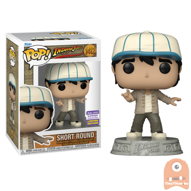 POP! Movies Short Round 1412 Indiana Jones SDCC 2023 Exclusive 