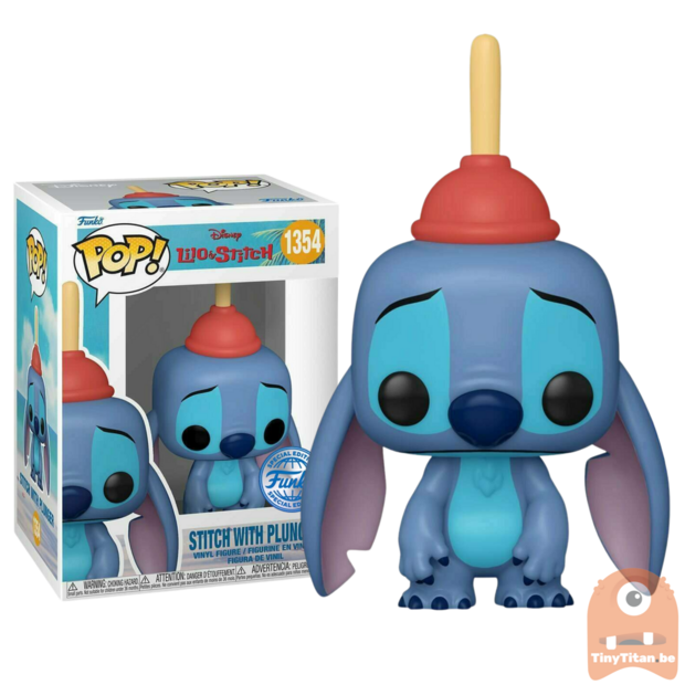 POP! Disney Stitch w/ Plunger 1354 Lilo &amp; Stitch Exclusive 