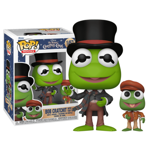 Funko POP! Kermit w/ Tiny Tim 1457 Muppet Xmas Carol 