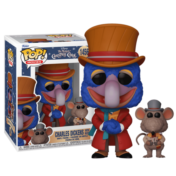 Funko POP!  Gonzo w/ Rizzo 1456 Muppet Xmas Carol 