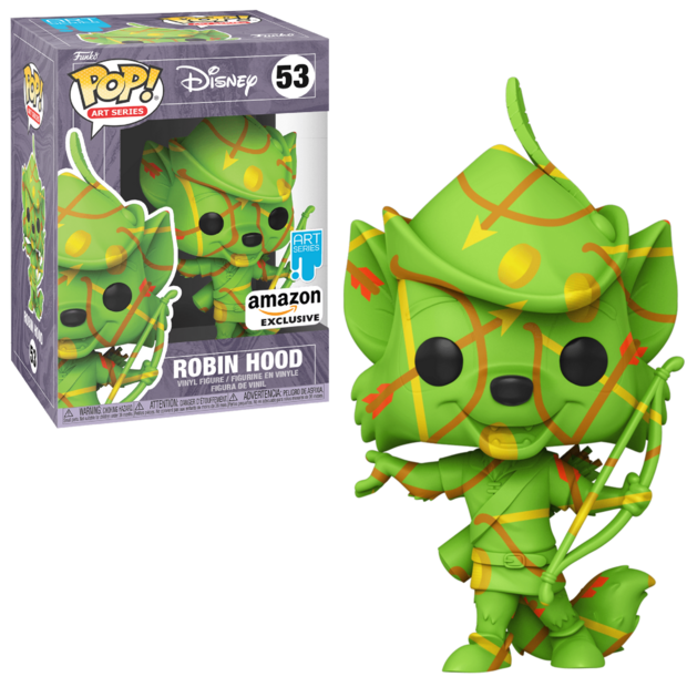 POP! Disney Artist Series Robin Hood Bow and arrow 53 Amazon Exclusive