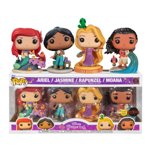 Funko POP! Ultimate princess GITD 4-Pack Disney Exclusive