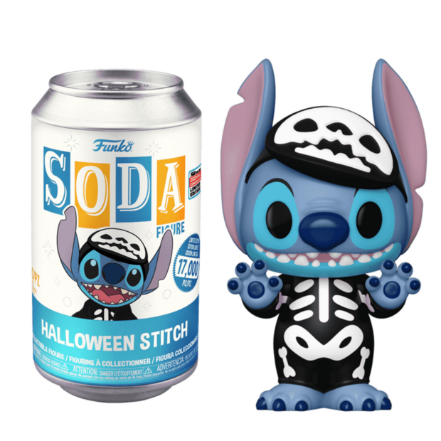 Vinyl Soda Figure Halloween Stitch LE 17000 Pcs NYCC2023