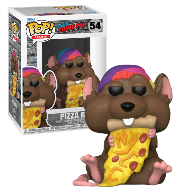 Funko POP! Pizza Rat Purple Hat 54 NYCC 21 Exclusive LE 