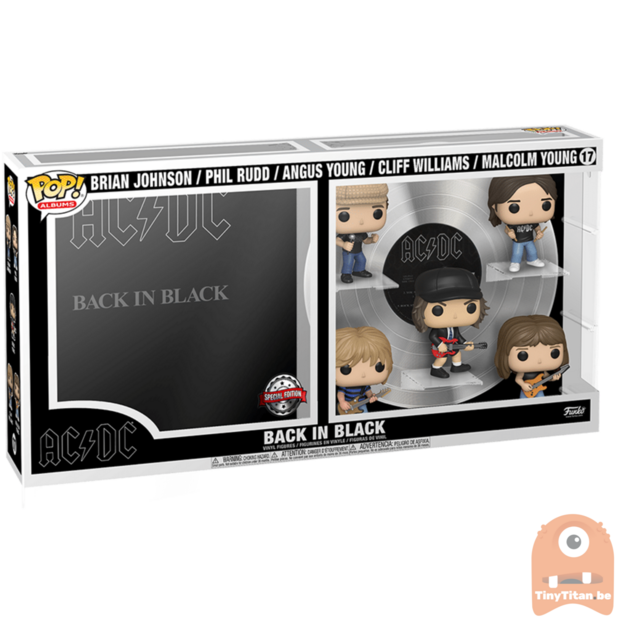 Funko POP! Rock Albums Deluxe: AC/DC 5-Pack Back in Black Exclusive 