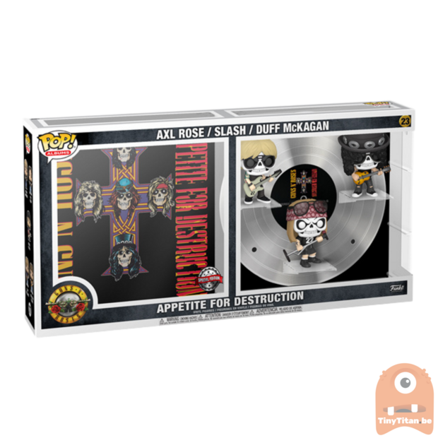 Funko POP! Rock Albums Deluxe: Guns n Roses 3-Pack Appetite for Destruction Exclusive