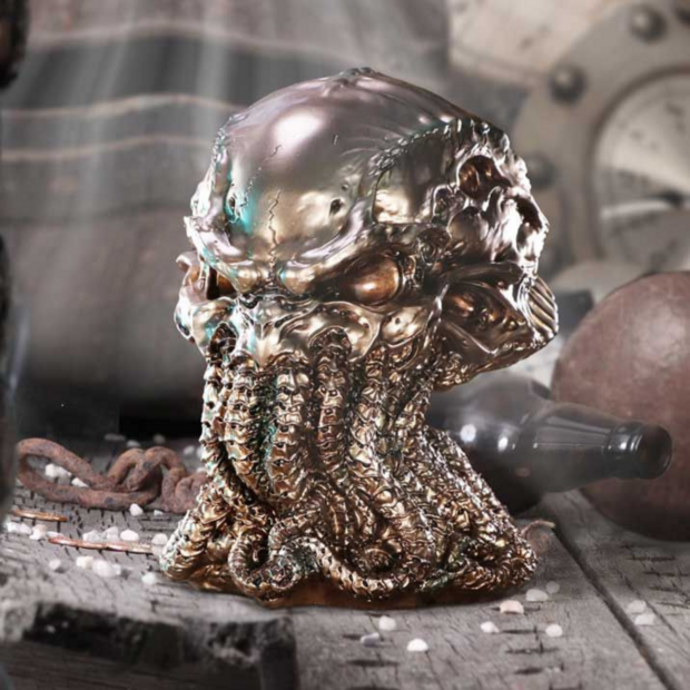 Nemesis Now - James Ryman Bronze Cthulhu Skull 20cm