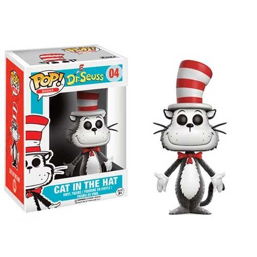 Funko POP! Books Cat in a Hat (Flocked) 04 Dr.Seuss