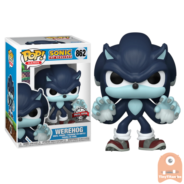 Funko POP! Games Sonic The Werehog 862 Sonic The hedgehog Exclusive