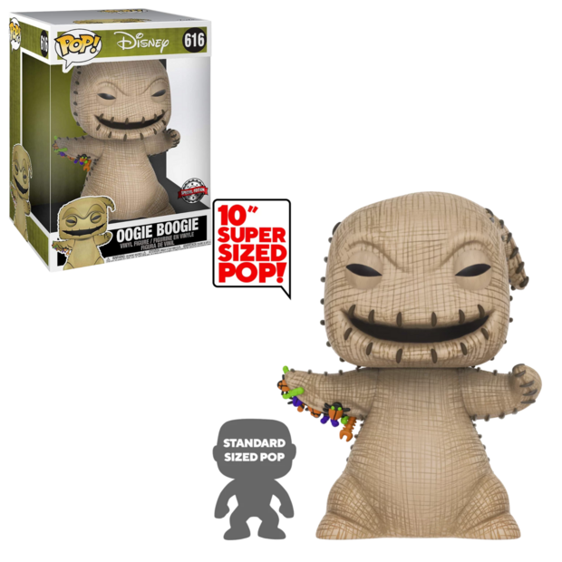 Funko POP! Disney Oogie Boogie 10 INCH 616 The Nightmare Before Christmas Exclusive