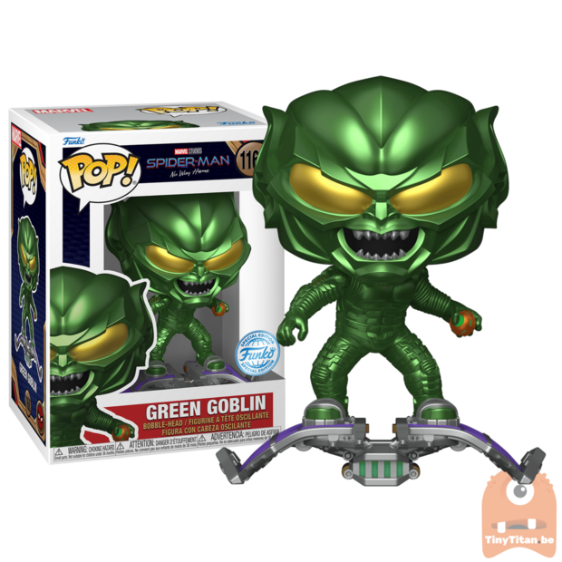 Funko POP! Marvel Green Goblin Metallic 1168 Spider-Man No Way Home Exclusive