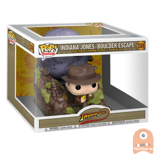 Funko POP! Movie Indiana Jones Boulder Escape 1360 Indiana Jones