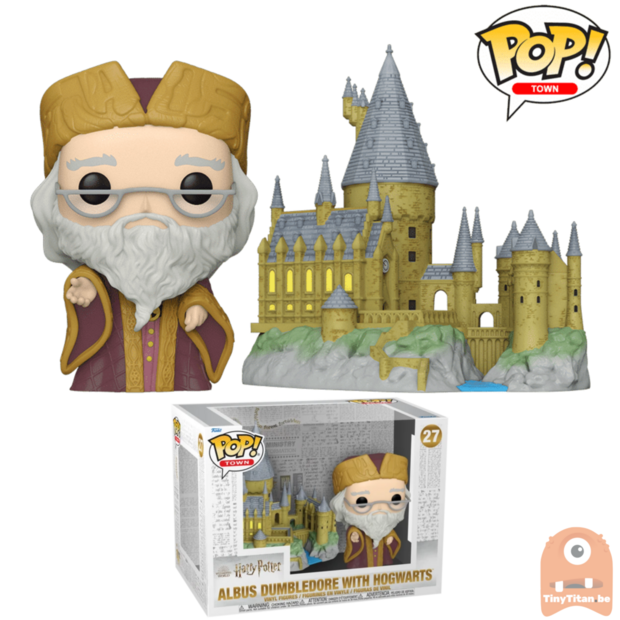 Funko POP! Town Albus Dumbledore w/ Hogwarts 27 Harry Potter 