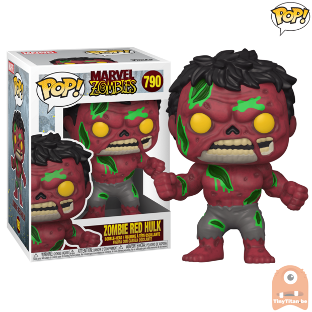 Funko POP! Marvel Zombie red Hulk 790 Marvel Zombies 