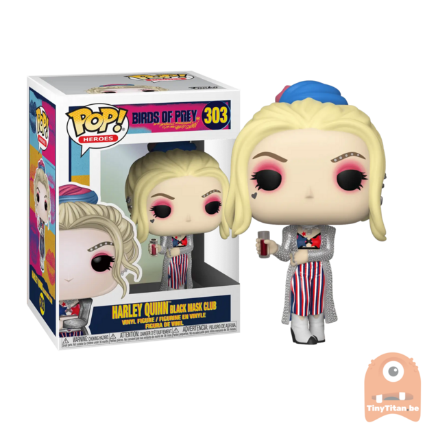 Funko POP! Harley Quinn Black Mask Club 303 - Birds of Prey - DC