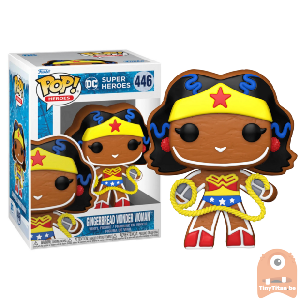 Funko POP! Heroes Gingerbread Wonder Woman 446 Holiday Series
