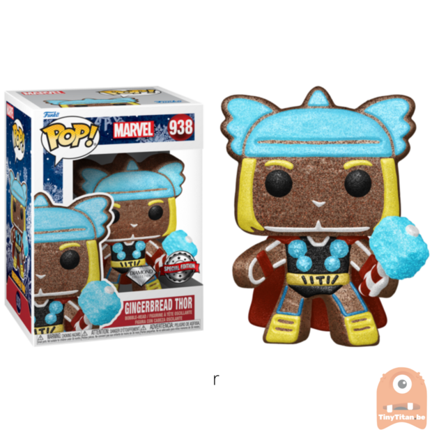 POP! Marvel Gingerbread Thor Diamond Glitter Exclusive 938