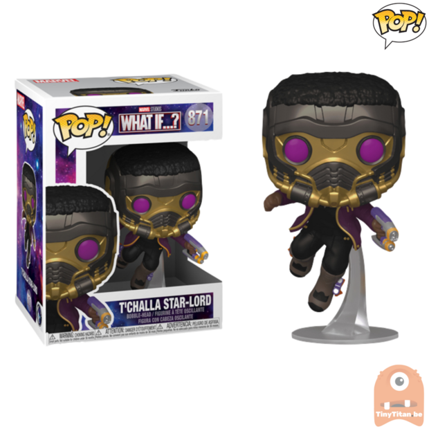 Funko POP! Marvel T'Challa Star-Lord 871 What If 