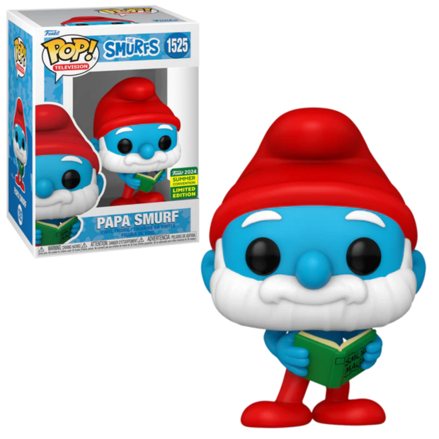 Funko POP! PAPA SMURF 1525 THE SMURFS SDCC 2024 Exclusive
