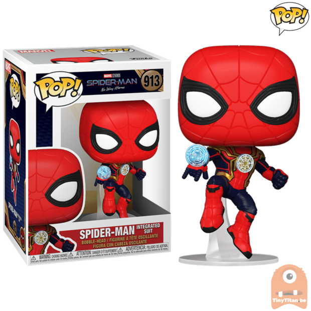 Funko POP! Marvel Spider-man Integrated Suit 913 Spider-Man No Way Home