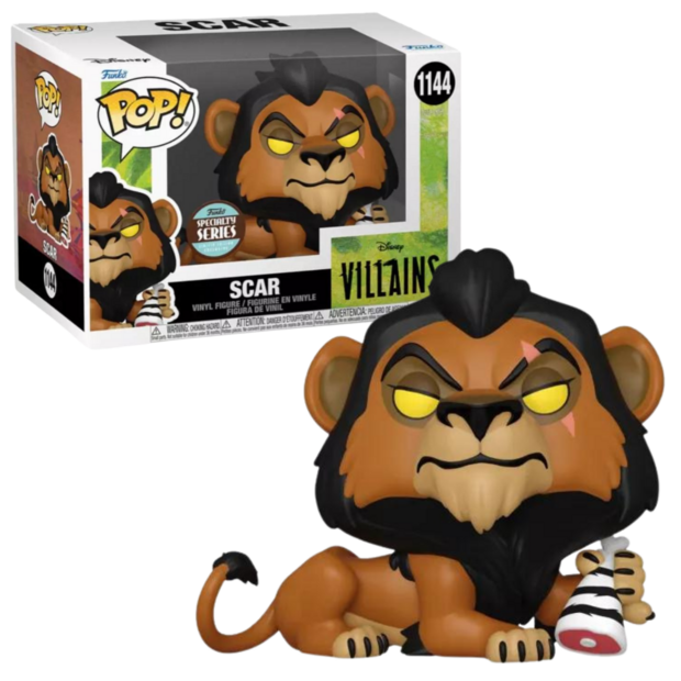Funko POP! Scar w/ Meat 1144 Disney lion King Villains Exclusive
