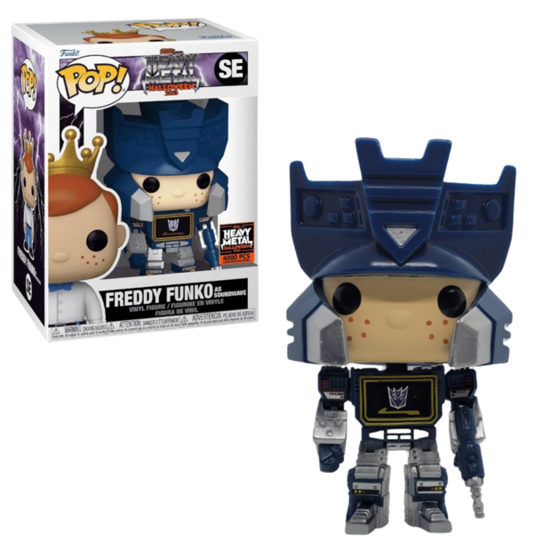 Funko POP! Freddy Funko as Soundwave SE Heavy Metal Halloween 2023 Vaulted 