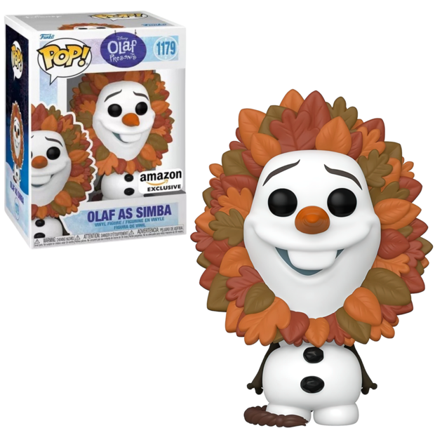 Funko POP! Disney Olaf As Simba 1179 Amazon Exclusive 