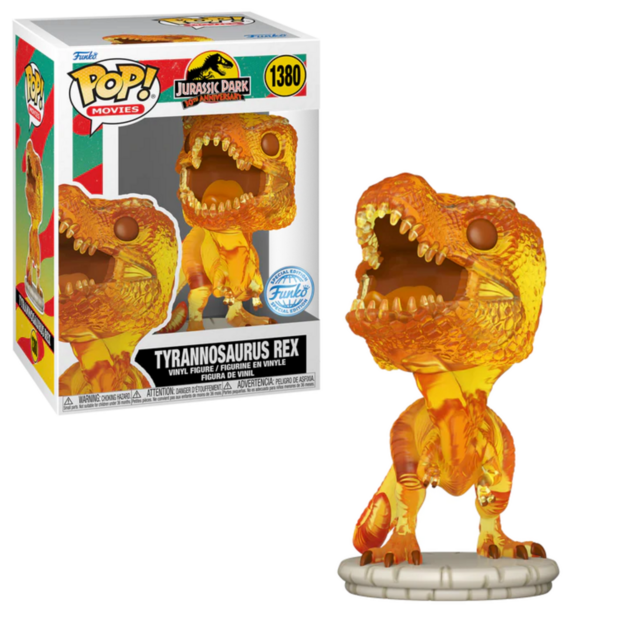 Funko POP! T-Rex Amber 1380 Jurassic Park Exclusive 