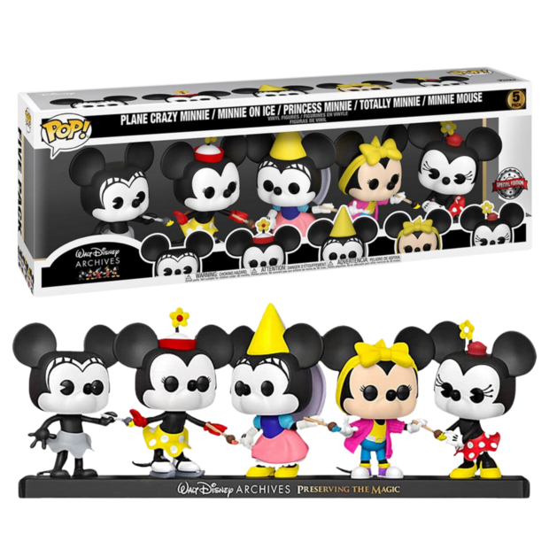 Funko POP! Disney Archives - Minnie Mouse 5-Pack Exclusive