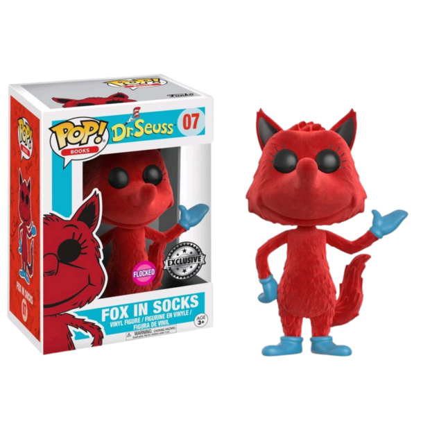 Funko POP! Books Fox in Socks (Flocked) 07 Dr. Seuss