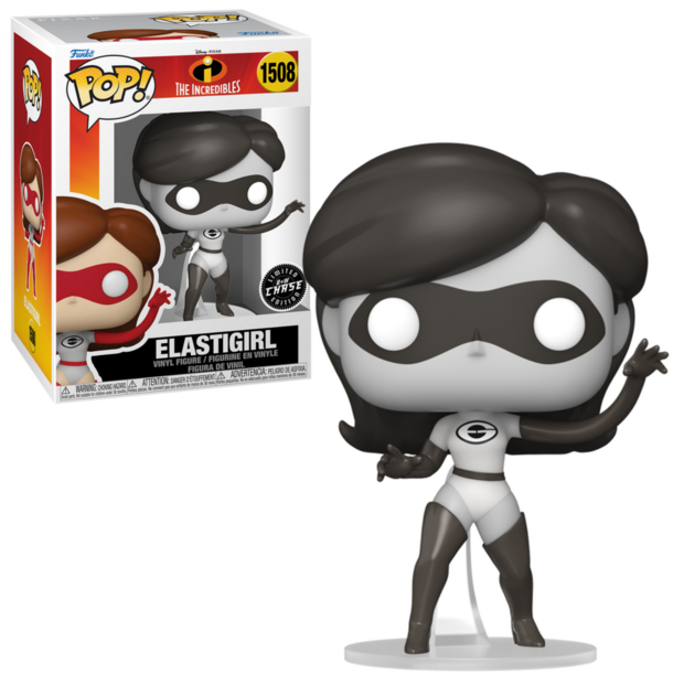Funko POP! Elastigirl B&amp;W Chase 1508 Incredibles 20th Anniversary Disney 
