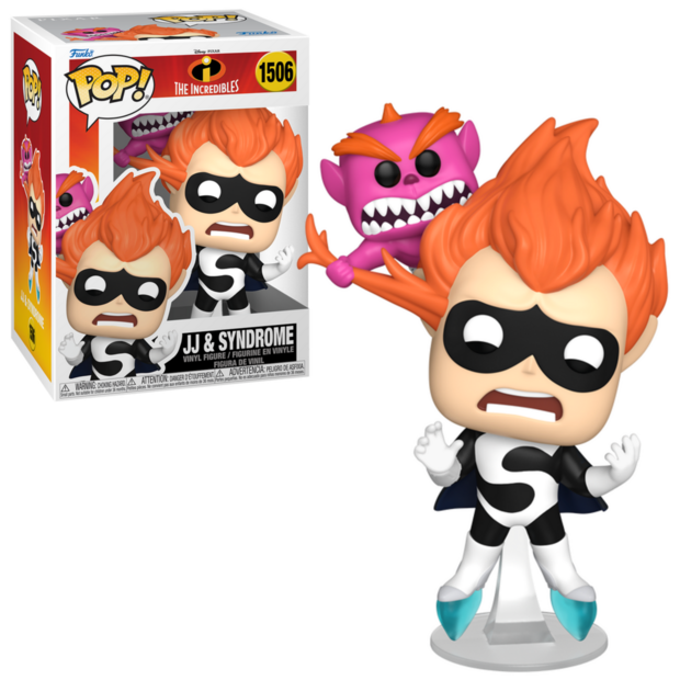 Funko POP! JJ &amp; Syndrome 1506 Incredibles 20th Anniversary Disney