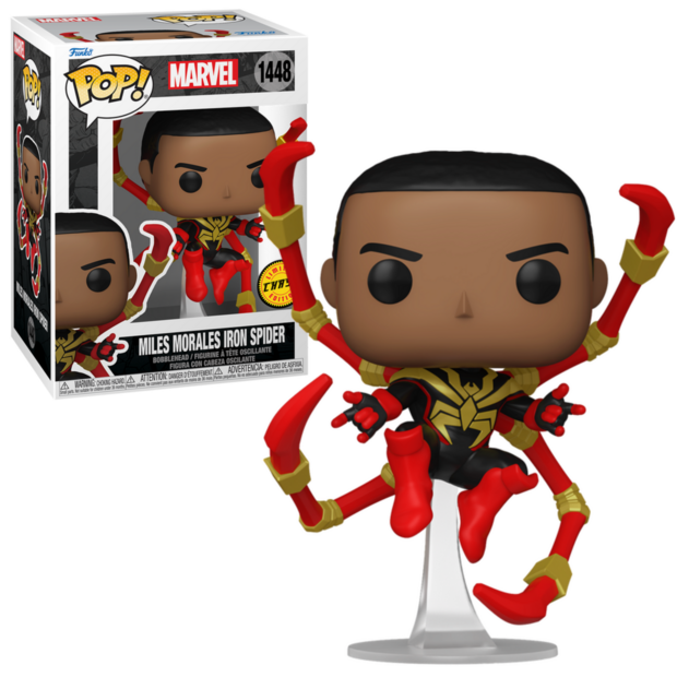 Funko POP! Miles iron spider Unmasked Chase 1448 Marvel