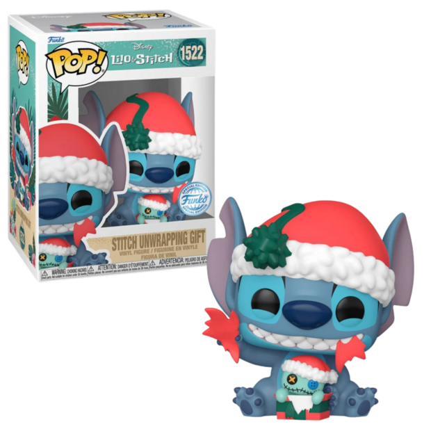Funko POP! Disney Stitch Unwrapping Gift 1522 Lilo &amp; Stitch - Exclusive
