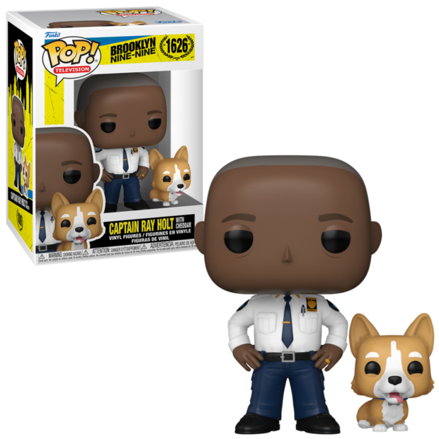 Funko POP! Cap Holt w/ Cheddar 1626 Brooklyn Nine Nine