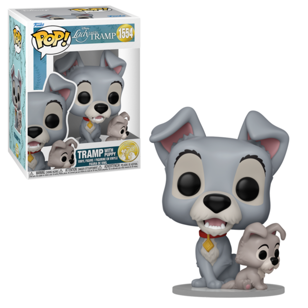Funko Pop! Tramp with Puppy 1554 Disney