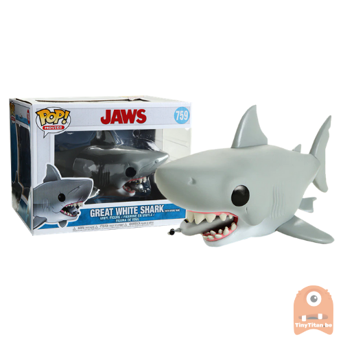 Funko POP! Movies Great White Shark w/ Diving Tank - 6 INCH 759 Jaws