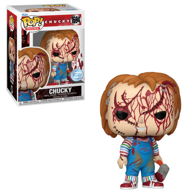 Funko POP! Movies Chucky Battle Damaged Exclusive 1694 Bride of chucky