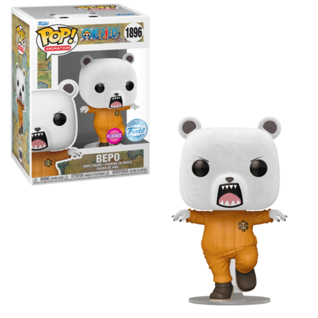 Funko POP! Animation Bepo Flocked 1896 One Piece Exclusive 