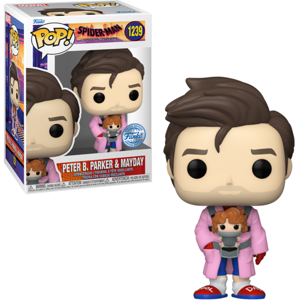 Funko POP! Peter B. Parker &amp; Mayday 1239 Spider-Man: Across the Spider-Verse Exclusive 