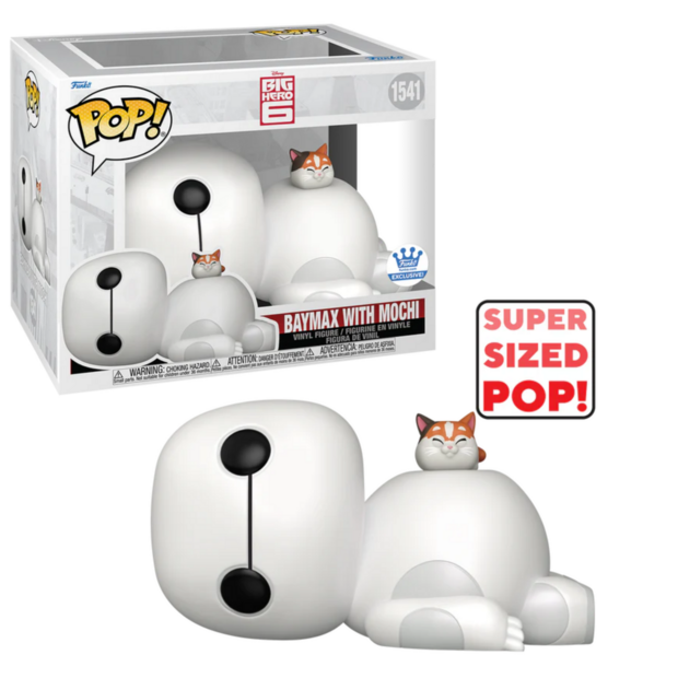 Funko POP! Disney BAYMAX WITH MOCHI 6 INCH 1541 BIG HERO 6 Exclusive LE 