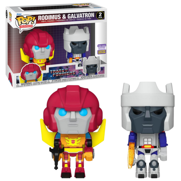 Funko POP! Transformers - Rodimus &amp; Galvatron (Convention Limited Edition) 2-Pack Exclusive