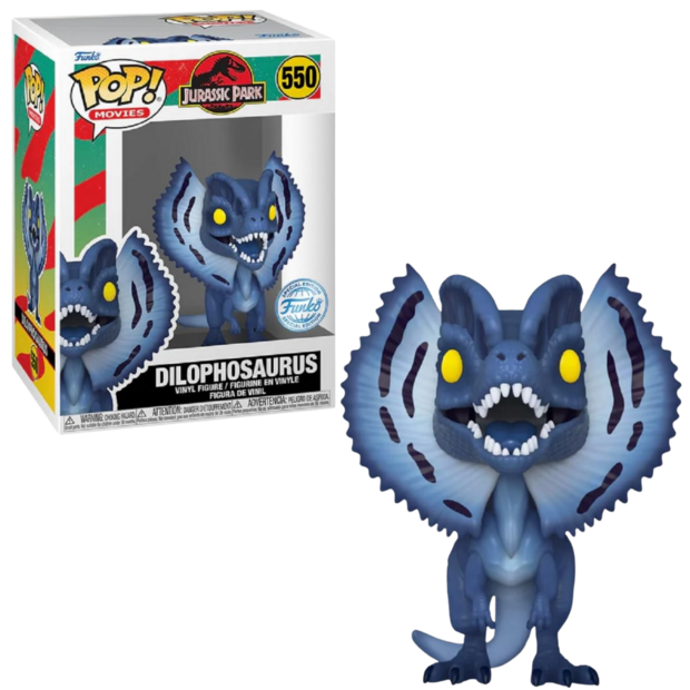 Funko POP! Jurassic Park Moonlight S1 550 Dilophosaurus Exclusive 