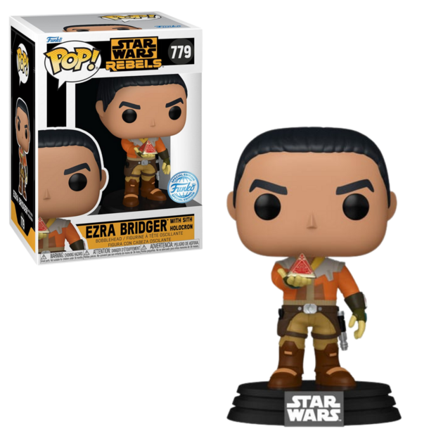Funko POP!  Ezra Bridger with Sith Holocron 779 Star Wars Rebels Exclusive