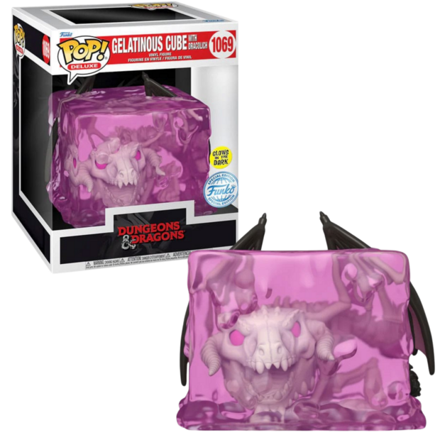 Funko POP! DLX Gelatinous Cube with Dracolich GITD Dungeon &amp; Dragons Exclusive 