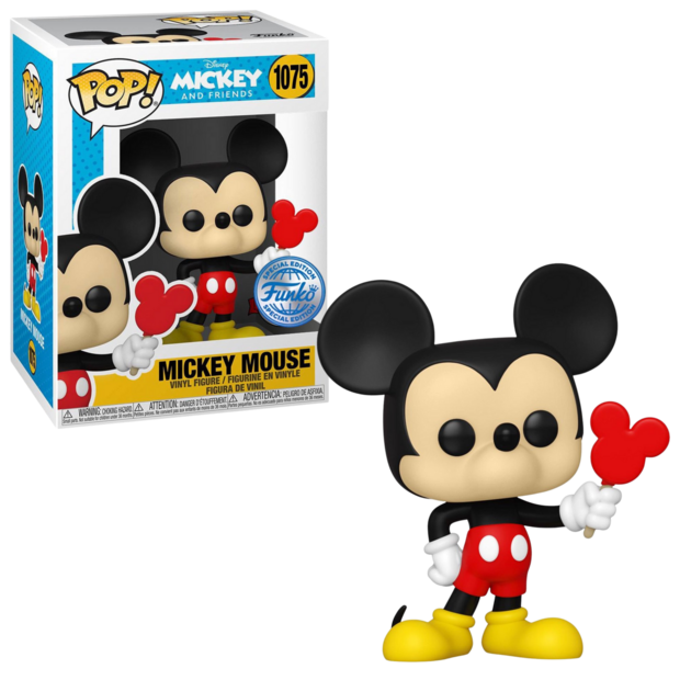 FUNKO POP!  Mickey Mouse Heart 1075 Disney Mickey &amp; Friends Exclusive